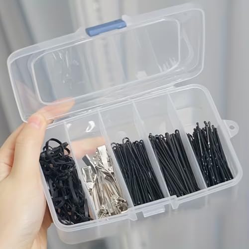Clear Hair Clip Organizer Box