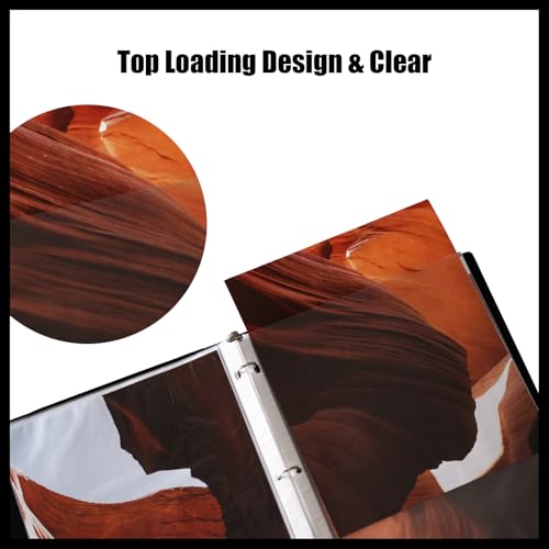 TUOKCALB 300 Pack Clear Sheet Protectors for 3 Ring Binder, Polypropylene Acid-Free Material, 8.5 x 11 Inch Letter Size, Protector of Your Documents - Thumbnail 5