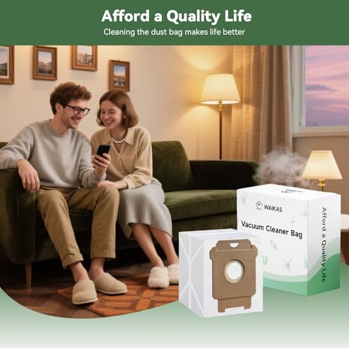 WAIKAS 6 Pack Replacement Roomba Vacuum Bags for iRobot Roomba 104 105 405 505 705 Combo 10 Max, 2 Essential, i7+ i3+ i4+ i6+ i8+ j7+ j9+ s9+, i s j Series, All Clean Base Automatic Dirt Disposal Bags by WAIKAS - Image 6