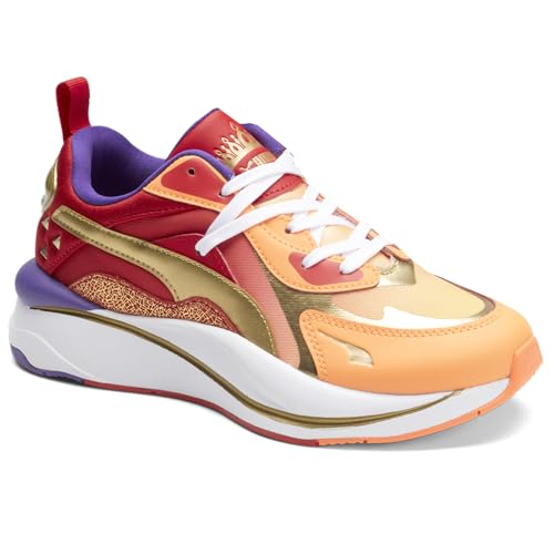 PUMA PUMA Womens Rs-Curve I Am Brave Lace Up Sneakers Shoes Casual - Orange - Size 6 M