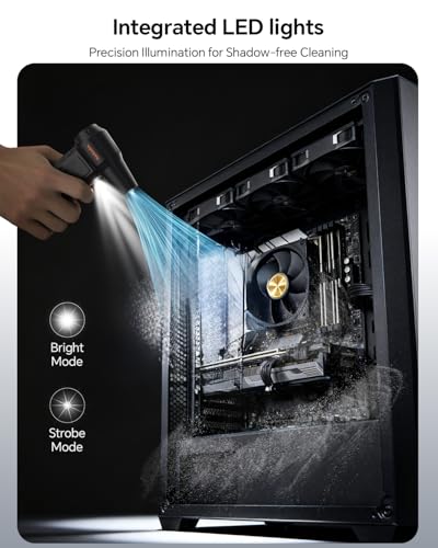 Compressed Air Duster 300000RPM Powerful Electric Air Duster Rechargeable - image 7