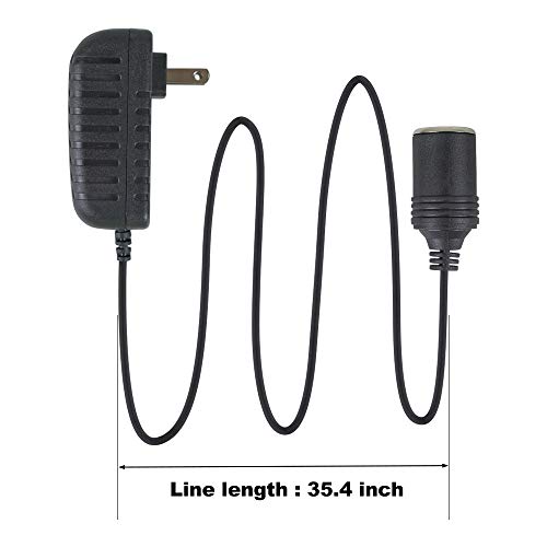 24w Car Adapter Cigarette Lighter 220V to 12V 2A Home Converter Car Adapter Car Charger Tester Car can be Connected Low-Power Car Humidifier,Car MP3,Home Cigarette Lighter Socket - Thumbnail 6