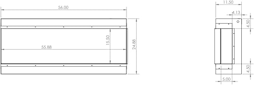 Miniatura 3 de Modern Flames - Chimenea eléctrica integrada Redstone de 30 pulgadas