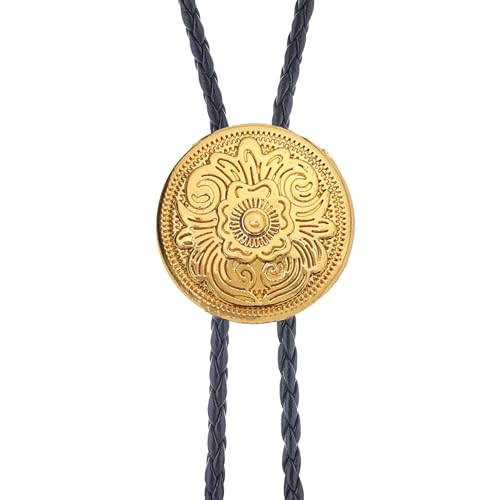 Image of Jeilwiy Bolo Tie for Men, Western Bolero Tie Cowboy Ties Native American Cowgirl Bolo Tie Accessories for Men Women