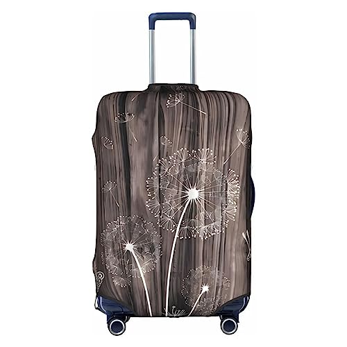 Protège-valise anti-rayures blanc motif papillons Dehiwi taille L zippé