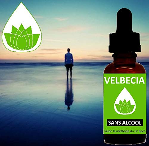 Fleurs de Bach Peur de l'abandon SANS ALCOOL Velbecia 30 ml, pour diminuer les crises d'angoisses et surmonter la solitude
