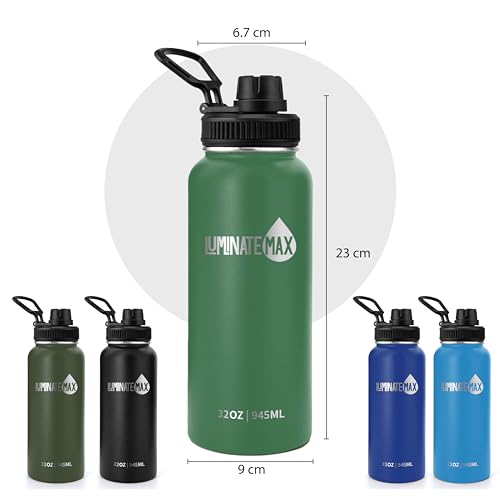 Insulated-Water-Bottle-with-Straw-32oz-3-Lids-Metal-Bottles-Stainless-Steel-and-Wide-Mouth-Sports-Water-Travel-Gym-Water-Bottle-Hiking-Camping