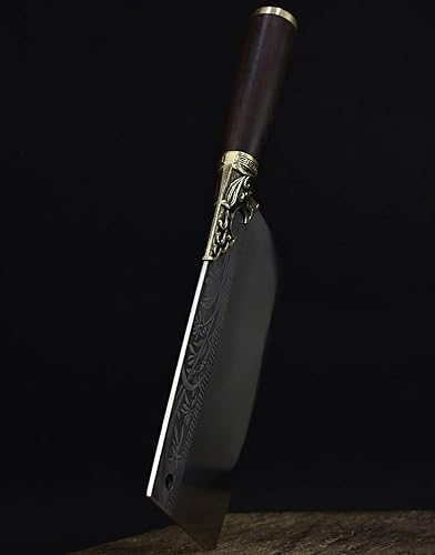 Miniatura 2 de Cuchillo de carne, cuchillo de cocina forjado a mano de 7.5 pulgadas, cuchillo de cocina de hoja afilada, cuchillo de cocina Longquan de China,