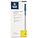 Business Source Writing Correction Ballpoint Pen, Blue (37502) 12 Count (Pack of 1)