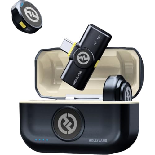 Hollyland Lark M2 Duo Microfone Sem Fio USB-C, 2 Transmissores, 48