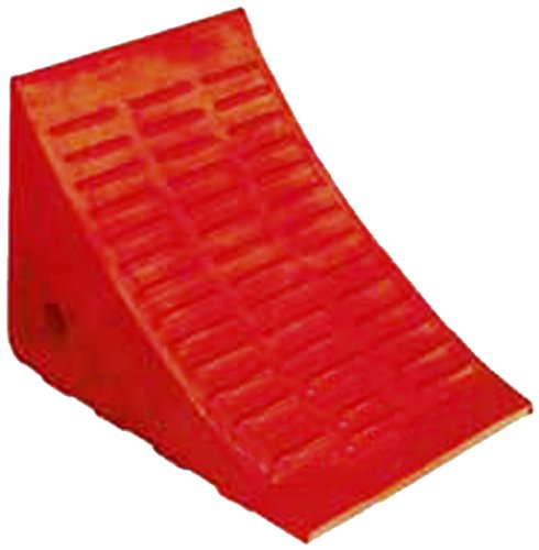 Durable Corporation Orange Urethane Wheel Chock, 7-5/8" Length x 11-3/8" Width x 8-1/4" Height