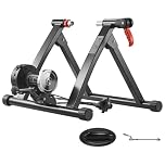 VEVOR Rullo per Allenamento Bici per Ruote da 660,4-736,6 mm / 700C, Resistenza a 6 Livelli, Allenatore a Rulli per Bicicletta Pieghevole con Sgancio Rapido e Cuscinetto per Ruota Anteriore, Nero