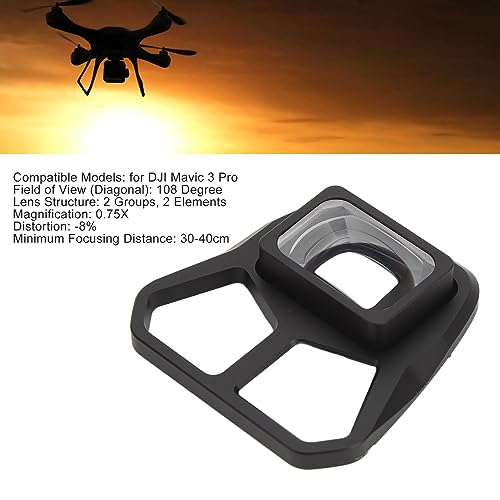 Camera Lens Filter for 3 Pro Drone, Optical Glass External Wide Angle Lens Filter Kit Multilayer Nano Coating Lens Filter Accessories by ciciglow - Image 2