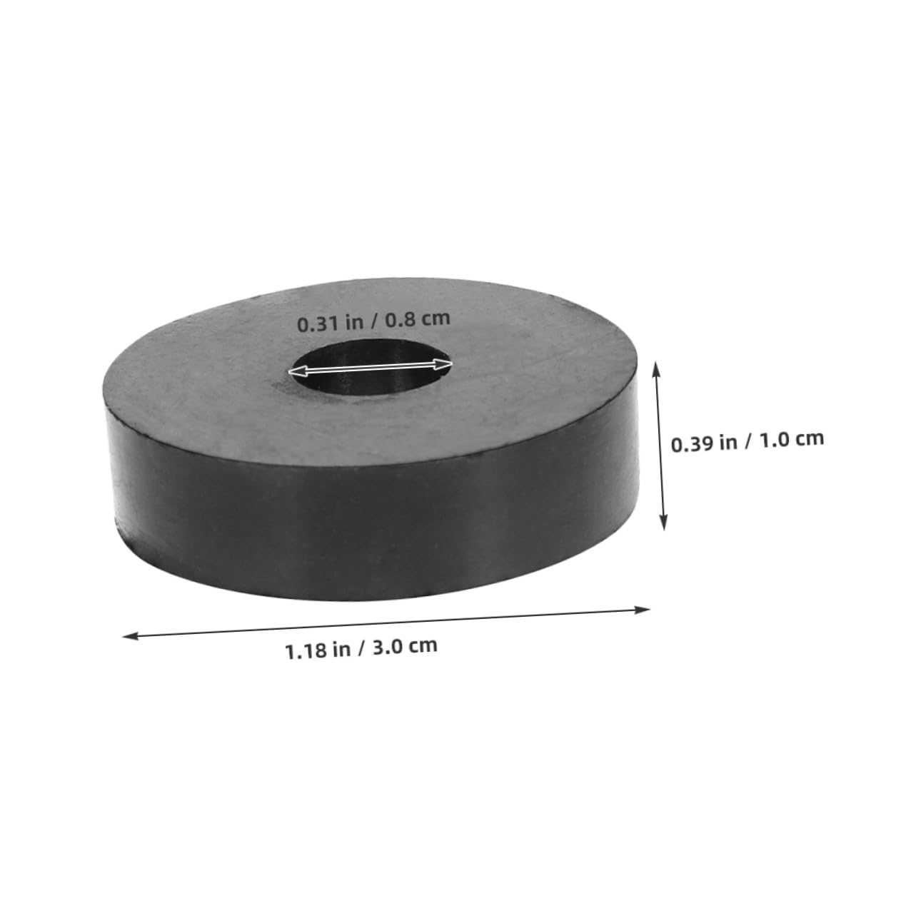 SOLUSTRE 8pcs Vibration Absorbing Rubber Washers for Bolts Screws Heavy Duty Isolation Pads for Air Conditioners Washing Machines