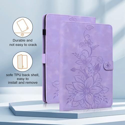 Cas pour Honor Pad X9a Housse Violette Idéale pour le Bureau et Train
