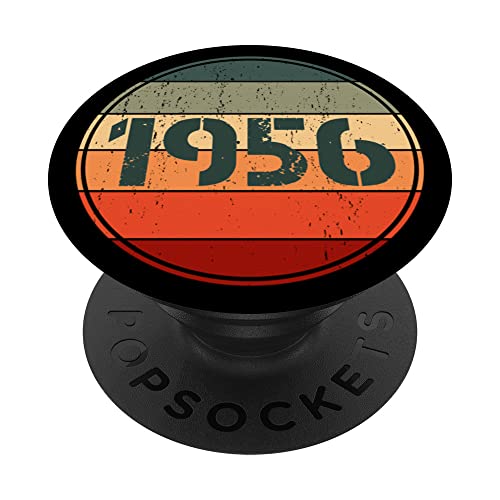 Vintage 1956 cumpleaños Pop Socket divertido 1956 cumpleaños 1956 PopSockets PopGrip Intercambiable