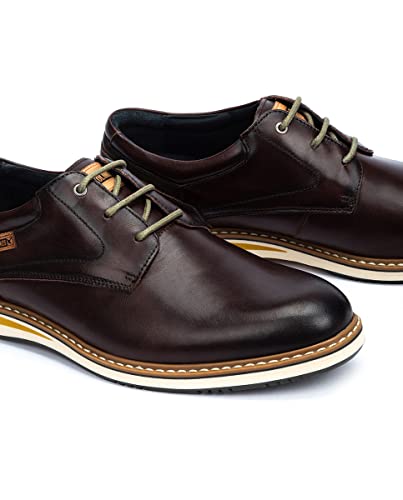 Image of PIKOLINOS Avila M1T-4050 Men's Lace-Up Shoes - Stylish Premium Calfskin Leather - Removable Cushioned Insole - Wide Fit - Lightweight Sole for Everyday Walking Comfort