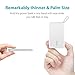 ROMOSS 5000mAh Power Bank with Built-in Cable, Travel Size Portable Charger, Pocket-Size External Batteries for Mobile Phones