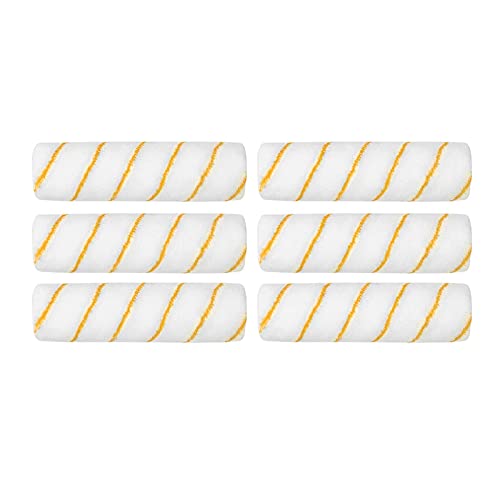 Paint Rollers 9 inch 3/8 Nap Roller Covers 9 inch Paint Roller Covers 6 Pack