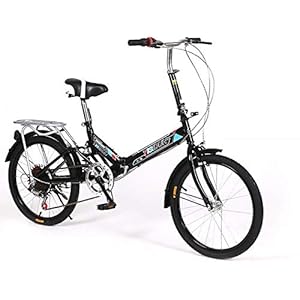 L.HPT 20-inch vouwfiets 6 versnellingen Fietsen Commuter Opvouwbare fiets Dames volwassen student Autofiets Lichtgewicht…