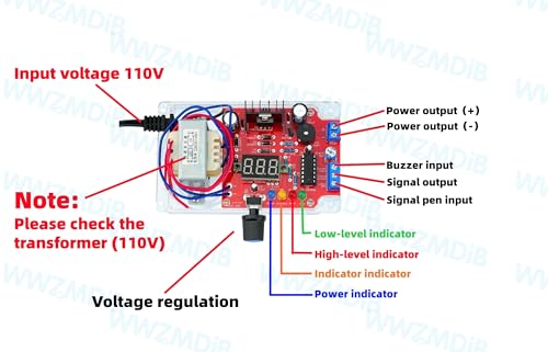 WWZMDiB LM317 Adjustable Voltage Regulator Kit AC-DC 110V to 1.25V-12V DIY Electronic Components Kits for Adults - Image 5