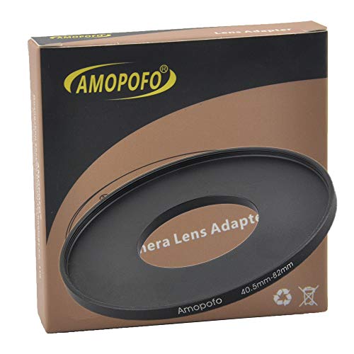 Image of 40.5mm to 82mm Step-Up Ring Filter Adapter for 82mm UV, ND, CPL Filter, Metal Step-Up Ring