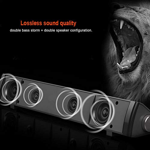 Garsent Soundbar Bluetooth, subwoofer Integrato