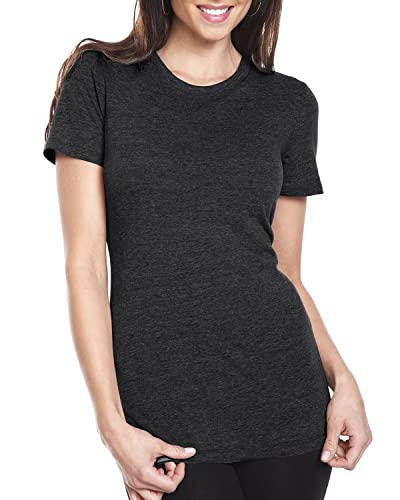 Next Level Ladies' Triblend Crew 2XL VINTAGE BLACK