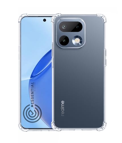 Image of KAPAVER Essential Back Cover Case Compatible with Realme 16 Pro - Clear (PC+TPU) (Realme 16 Pro - Clear)