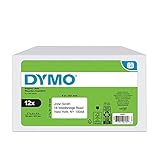 DYMO Authentic LabelWriter Standard Shipping Labels for LabelWriter Label Printers (30256), White, 2-5/16'' x 4'', 12 Rolls of 300