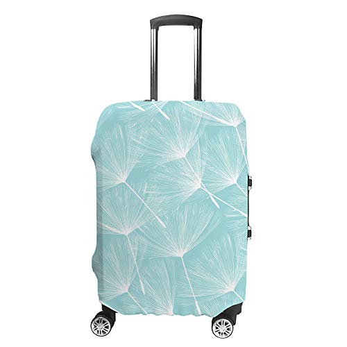 Housse de protection pour bagages et valise rigide motif pissenlit bleu