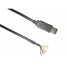USB to 5v TTL UART Serial Cable, Wire end, 1.5m, Five5 Pieces, EZsync009