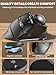 SABLUTE Wireless Trackball Mouse, Ergonomic Bluetooth Rechargeable Computer Mouse, Backlit Rollerball Thumb Laptop mice with 5 Level DPI, Adjustable Angle, 3 Devices Connection for PC, Mac, Windows