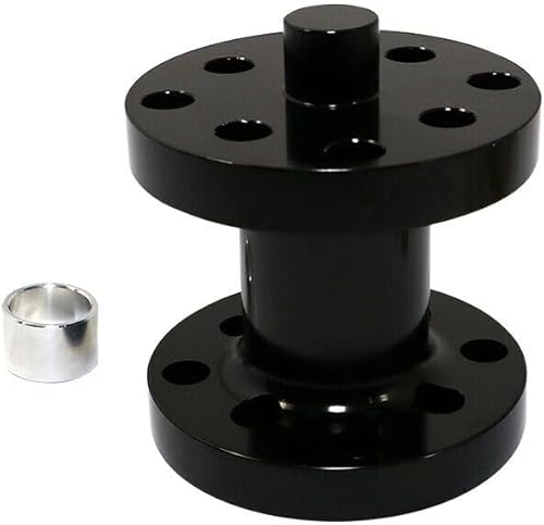 Espaciador universal de ventilador de aluminio negro Billet (3.50) disponible en Yaxa Peru