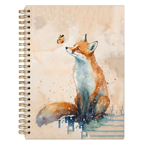 Journal à spirale ligné avec couverture rigide pour notes de travail