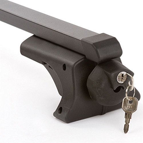 Apex RB-1006-49 Universal Side Rail Mounted Roof Bar, Black