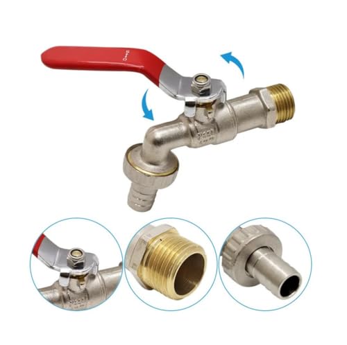 Image of COSSIMO Brass Nozzle Bib Tap for Bathroom, Outdoor (Pack of 1)