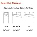 Homelike Moment Comforters Queen Size - Blue Duvet Insert Down Alternative Bed Queen Comforter, Lightweight Bedding Comforter Full Size Quilted Soft All Season Reversible Navy/Light Blue