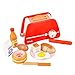 Tostapane giocattolo per bambini in legno,set da cucina in legno per bambini,giocattoli da cucina per bambina,regalo per il giorno dei bambini,regalo per ragazza 3 4 5 6 anni