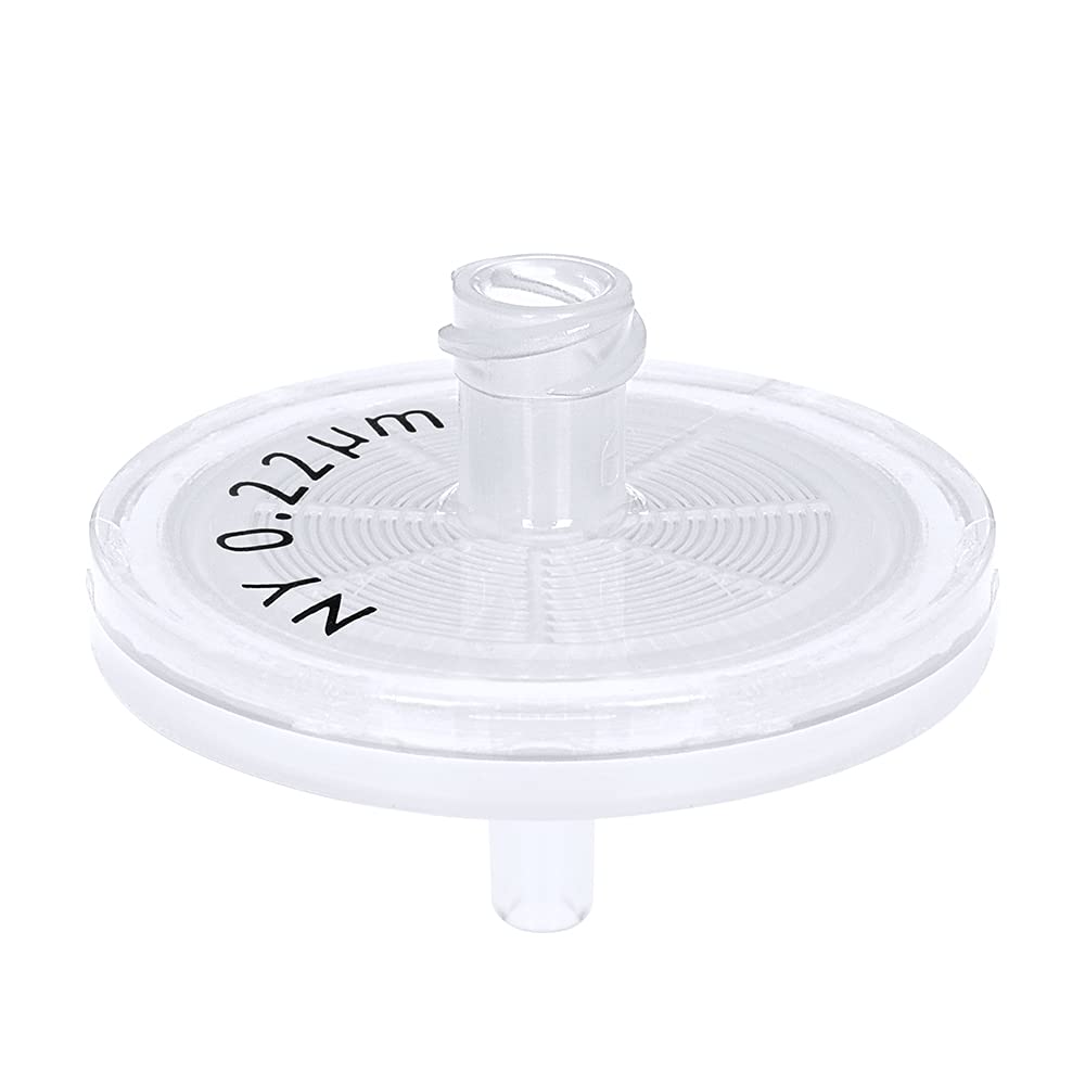 GVS Filter Technology, Filtro de jeringa, ABLUO, 25mm, Membrana NY, 0.22µm, alojamiento PP, 100/pc