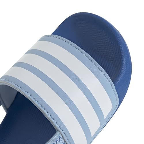 adidas Unisex Baby Adilette ESTRAP Slides Infants RUTSCHEN, Clear Sky/Cloud White/Bright Royal