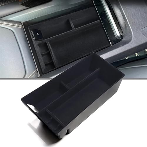 Compartimento Central premium flocado negro para consola de Ford Mustang Mach-E 2