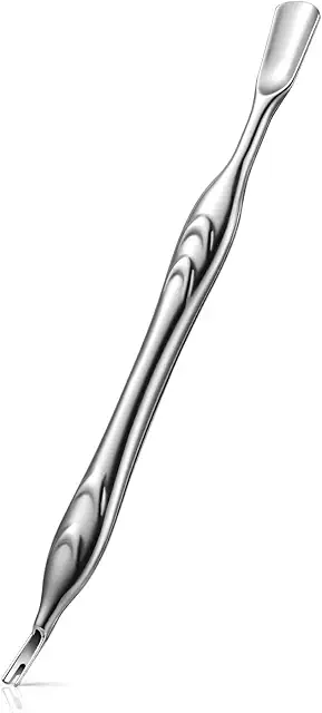 Coupe-Cuticules 2 en 1 en Acier Inoxydable - Outil de Soin des Ongles