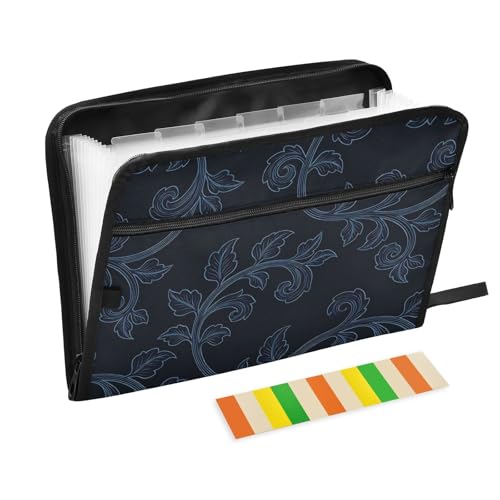 Trieur de documents A4 sécurisé avec 13 compartiments extensibles pour archiver à plat