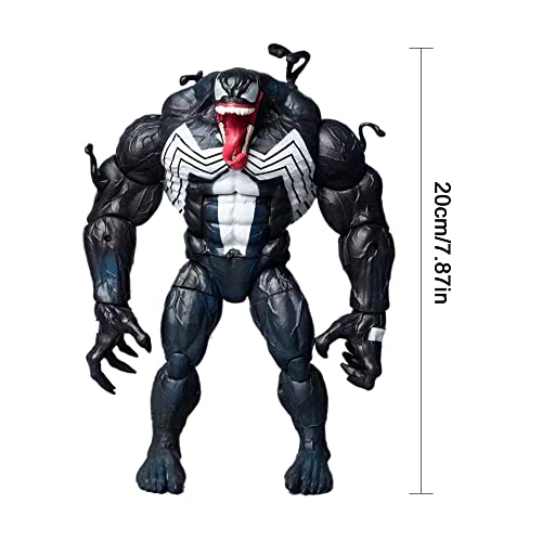 Venom Action Figure Doll Model Toy Doll, Venom Legends Series Carnage Anime Action Pvc Figure Movable Characters Model Statue Toys Collectible Desktop Decoration Ornaments Gift(Venom C) #TOP1