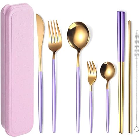 AARAINBOW 8-Piece Stainless Steel Cutlery Set Cover