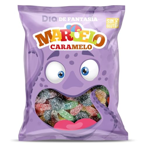Golosinas pulpos pica Marcelo Caramelo de Dia bolsa 100 g