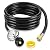 12FT QCC1 Low Pressure Propane Regulator with Hose, Universal Propane replacement Hose with Regulator for LP Gas Grills, Heaters, Fire Pits, 3/8 Inch Female Flare