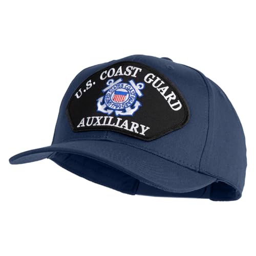 Gorra estilo profesional en algodón twill con parche U.S. Coast Guard miniatura 2