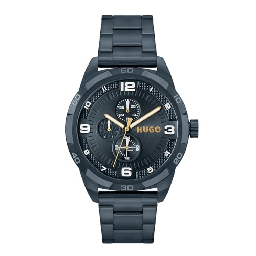HUGO # Grip Analog Blue Dial Mens Watch-1530278 (B0B82DH2D1) Amazon Price History, Amazon Price Tracker